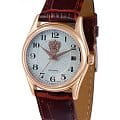 Слава Слава Сенат 1503884/300-NH15  1503884/300-NH15 механические мужские часы  белый циферблат, браслет кожаный — вид спереди